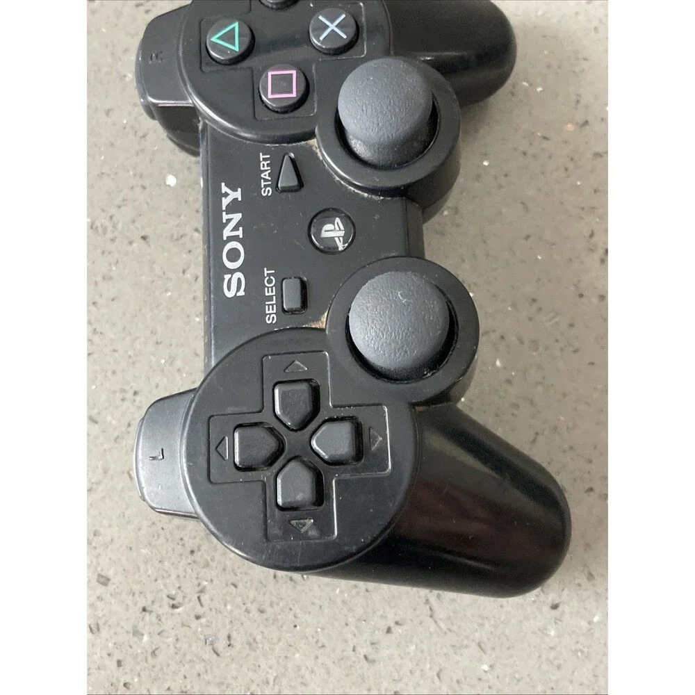Sony PlayStation 3 DualShock 3 Wireless Controller Black OEM CECHZC2U Untested